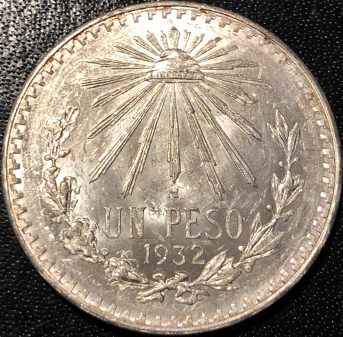 Mex17079 México 1 Peso 1932 Bu Ayff