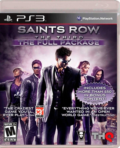 Saints Row The Third The Full Package Ps3. Físico