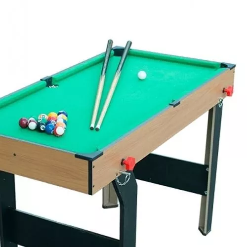 Rack Drogon mesa de bilhar dobrável de 1,5 m, Preto : : Esporte