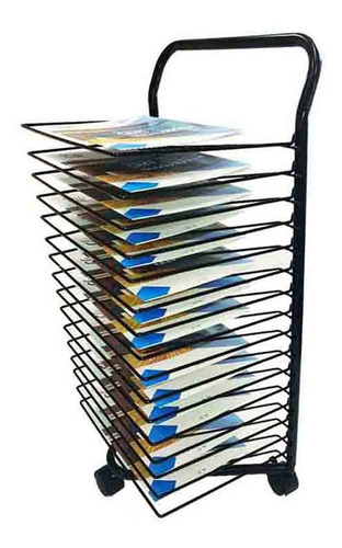 Werty Art Drying Rack Metal Mobile Ideal For Classrooms