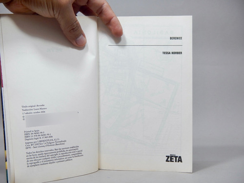 Berenice Tessa Korber Ediciones B 2006 Ai6