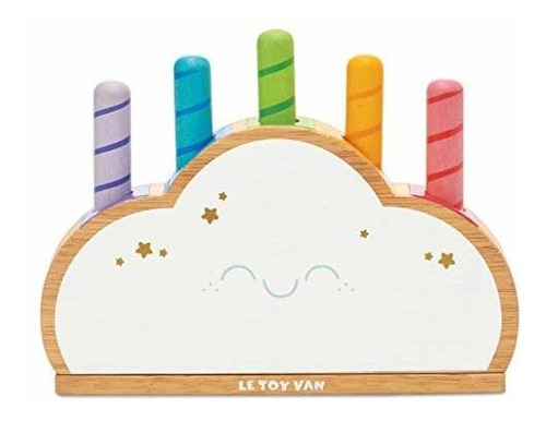 Le Toy Van Rainbow Cloud Pop Juguetes De Madera Premium Para