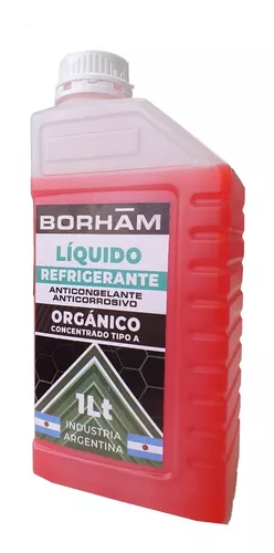 Liquido Refrigerante Anticongelante Anticorrosivo Rojo 1 Lts