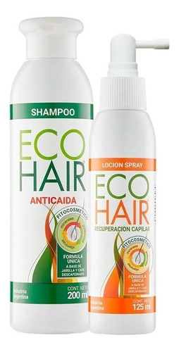 Kit Eco Hair Shampoo Anticaída + Loción Crecimiento