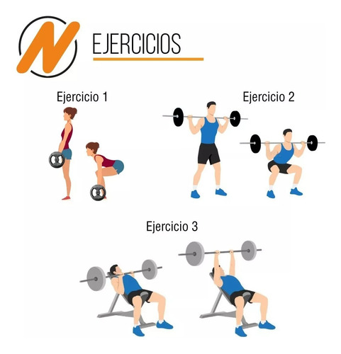 Discos 2,5 Kg X 4 Unidades Pesa Encastrable Gym Pvc Fitnesas Color Negro