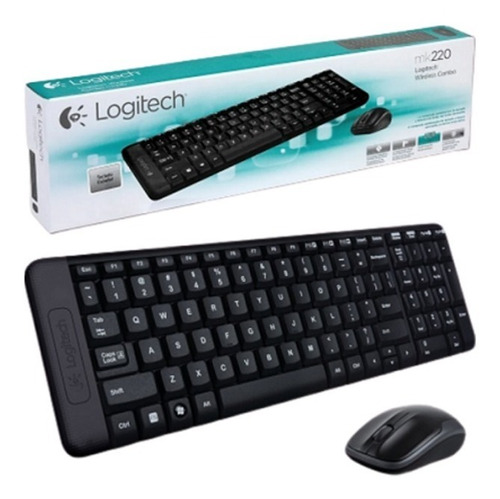 Teclado Y Ratón Logitech Wireless Mk220 2.4ghz Español 920-0