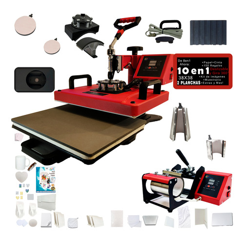 Combo De 8 En 1 A 9 En 1 38x38 Sublimacion 100 Regalos S/3