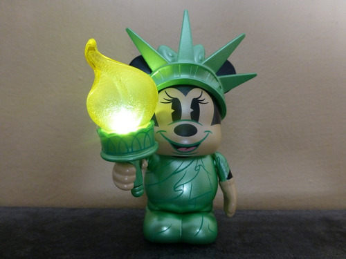 Disney Vynilmation Minnie Estatua De La Libertad D Colección