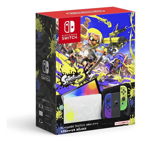 Consola Nintendo Switch Oled 64gb Splatoon 3 Special Edition