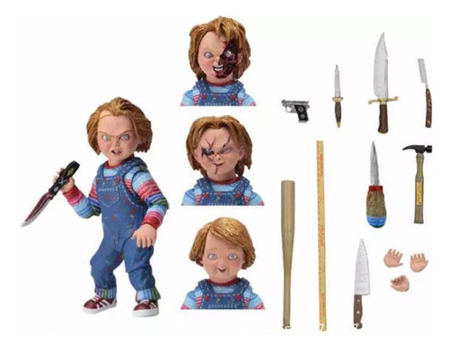 Chucky Clásico Articulado Con Accesorios
