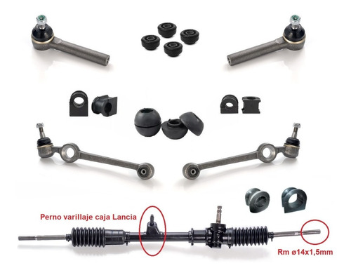 Kit Tren Delantero Cremallera Fiat Duna Uno (1994-2003)