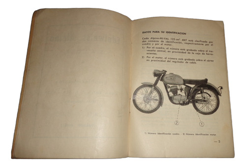 Alpino Mi Val 125 Manual De Usuario (Usado)