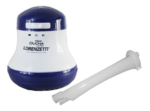 Ducha Eléctrica 5400w + Brazo Prolongador 30cm Lorenzetti Mm Color Azul Potencia 5400 W