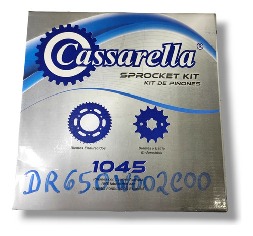 Kit Corona+ Piñon 15/43 Cassarella Dr 650 Original 