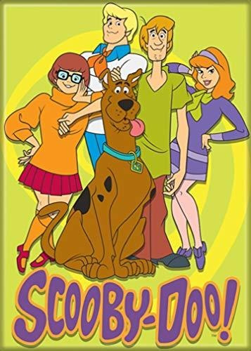 Ata-boy Scooby Doo Whole Gang 2.5  X 3.5  Imán Para Refriger