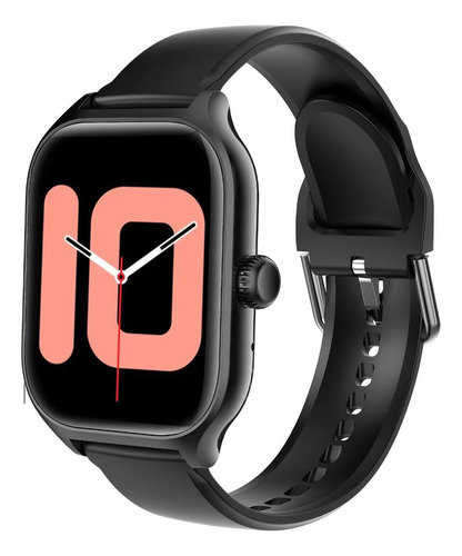 1.75'' Reloj Inteligente Mujeres Hombre Deportivo Llamada Bluetooth Color De La Correa Negro