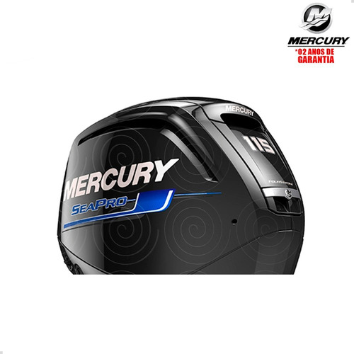 Motor Popa Mercury 4t 115hp Elpt Efi Ct Seapro Pess Física