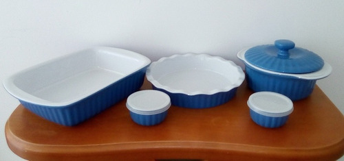 Bandejas Refractarios 6 Piezas . Cocina.hogar.platos.comedor