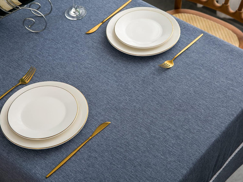 Mantel Resistente Con Encaje Blanco Impermeable/antimanchas