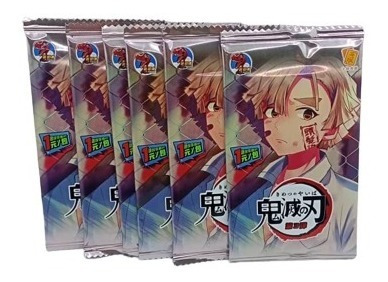 Imagen 2 de 2 de Cartas Demon Slayer Pack 3 Sobres