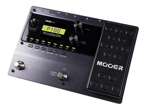 Imagen 2 de 7 de Pedal de efecto Mooer GE150 negro