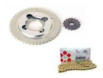 Comprar Transmision Dakar 200 Piñon Corona  Cadena Choho Dorada