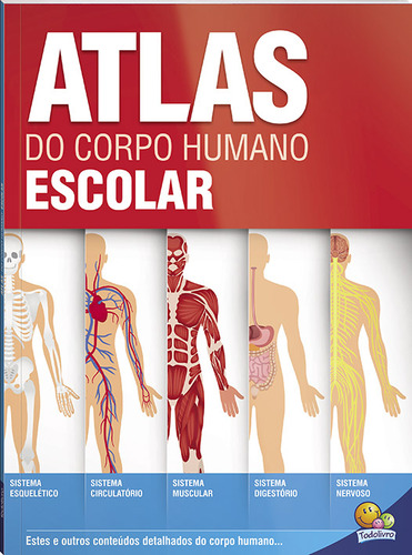 Livro Atlas Do Corpo Humano Sbn Crianças Filhos Infantil