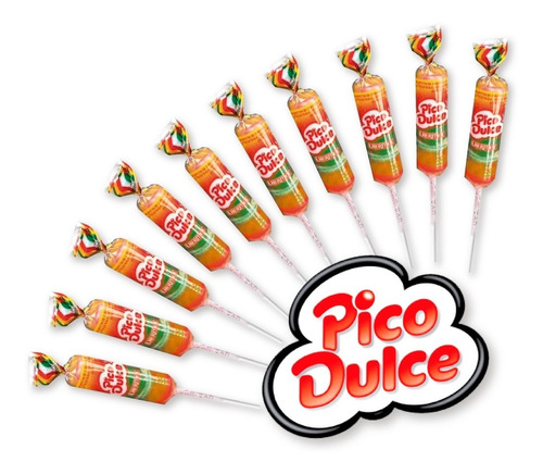 Imagen 1 de 1 de Chupetín Pico Dulce X 10 Unidades - Lollipop