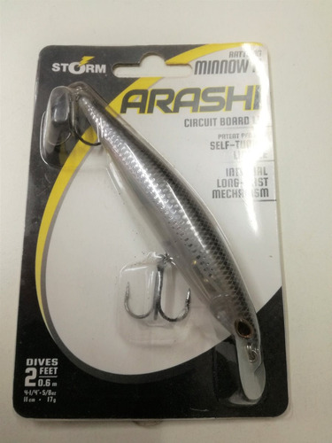 Señuelo Storm Arashi Minnow 11 Rattling Bait Cast