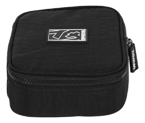 Estojo Escolar Juvenil Box Capacidade 100 Lápis 36 Elásticos Cor Preto Liso