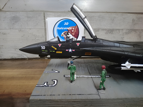 Maqueta De Grumman F-14 Black Bunny Escala 1/48