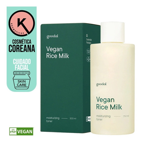 Tónico Hidratante De Leche De Arroz Vegana Cosmética Coreana