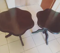 Comprar Mesas Esquineras En Madera Caoba Decoradas