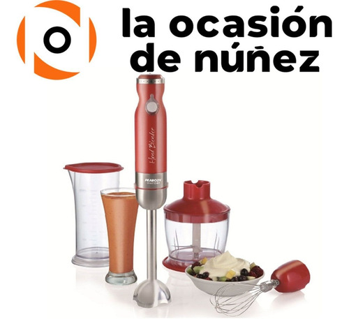 Imagen 4 de 7 de Mixer Batidora De Mano Peabody Minipimers Vaso Licuadora