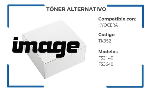 Cartucho De Toner Image Compatible Con Kyocera Tk352