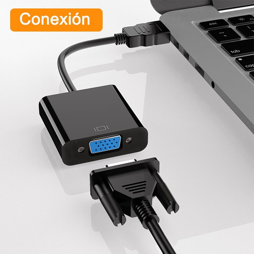 Imagen 4 de 7 de Cables Adaptador Convertidor Hd 1080p Hdmi A Vga