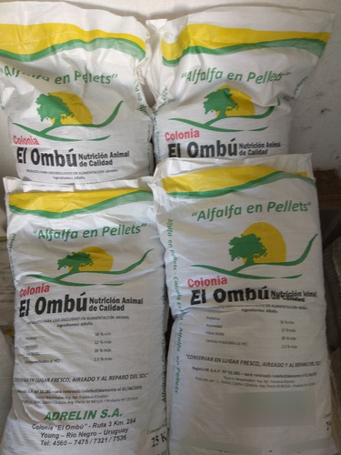 Alfalfa En Pellets X 25 Kg