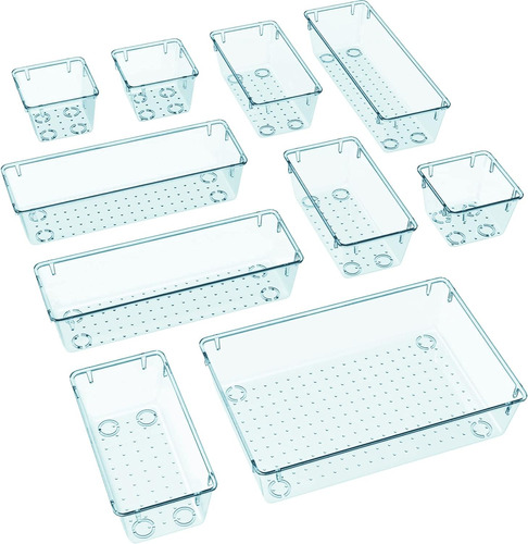 Juego Organizador De Cajones Stormiracle De 10 Piezas, 4 Bol