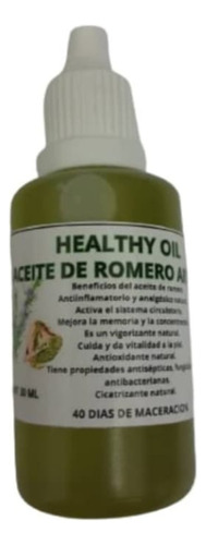 Pack 2x1 Aceite Esencial De Romero 2x30ml Artesanal Uso Oral