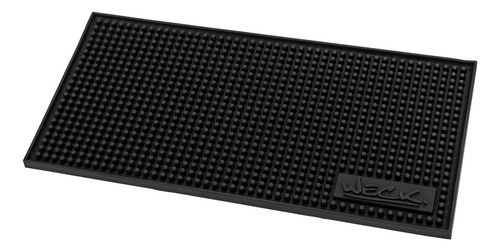 Kit Dois Tapetes Barman Mat Runner Profissional 15x30cm Weck Cor Preto