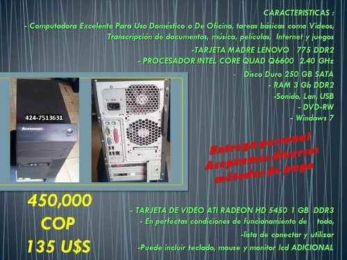 Imagen 1 de 1 de Computadora