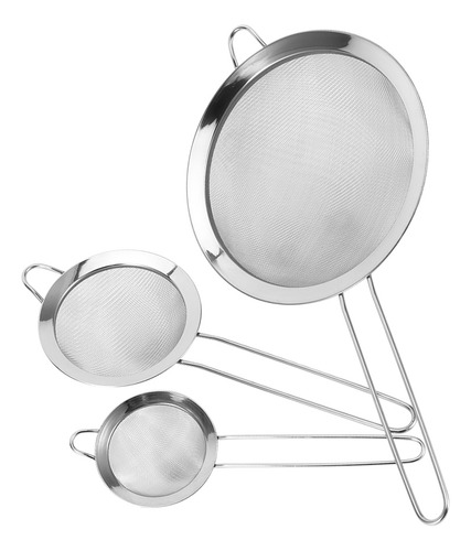 Colador De Filtro De Malla De Acero Inoxidable Flour Sieve,