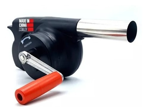 Imagen 2 de 5 de Avivador Fuego Fuelle De Mano Soplador Bbq40w