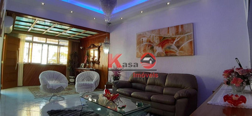 Imagem 4 de 30 de Casa Com 4 Dormitórios À Venda, 500 M² Por R$ 2.400.000,00 - Marapé - Santos/sp - Ca1071