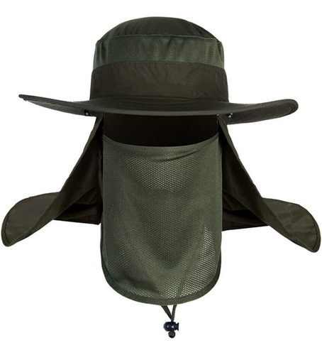Sombrero Para El Sol, Protector Gorro Pescador Anti-uv Upf50