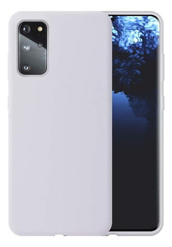 Funda Silicona Líquida Samsung S20 Fe 5g Blanco