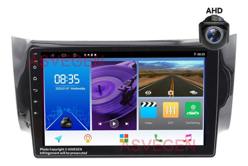 Estéreo Android Para Nissan Sylphy B17 Sentra 12-18 Hd Gps