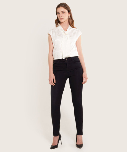 Jean Mujer Patprimo Negro Algodón  30160189-10