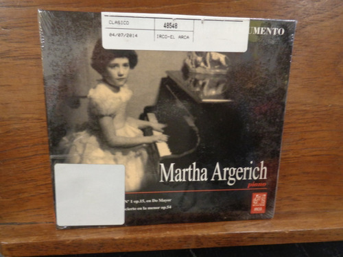 Martha Argerich Piano Nacimiento Nuevo Cerrado Cd Clásico