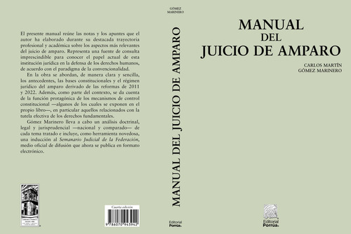 Manual Del Juicio De Amparo Carlos M. Gómez Editorial Porrúa